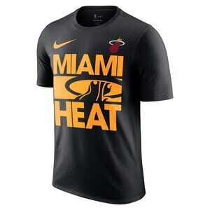 Miami Heat Courtside Nike NBA-herenshirt - Zwart